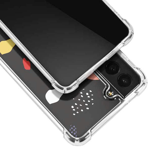 Dark Color Pop Galaxy S21 FE Clear Case